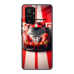 Ferrari Racing Glory Glass Case for Redmi Note 10 Pro