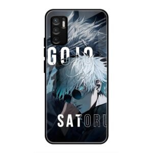 Gojo Satoru Anime Art Glass Case for Redmi Note 10t
