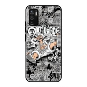 One Piece Manga Collage Glass Case for Redmi Note 10t