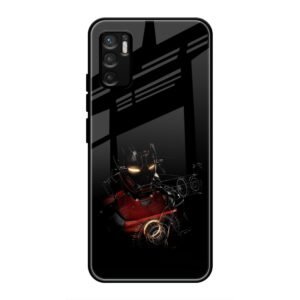 Iron Man Glass Case for Redmi Note 10t