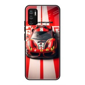Ferrari Racing Glory Glass Case for Redmi Note 10t