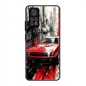 Midnight Cruiser Glass Case for Redmi Note 11