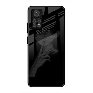 A boy Thinking Glass Case for Redmi Note 11