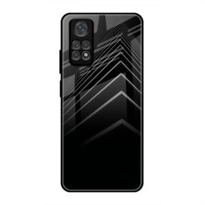 Square Illusion Glass Case for Redmi Note 11