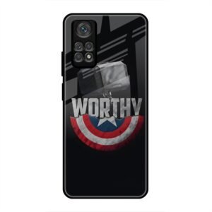 Thor and Caption America Glass Case for Redmi Note 11