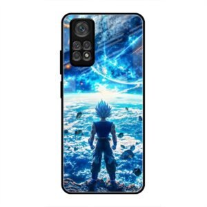Cosmic Warrior's Resolve Glass Case for Redmi Note 11 Pro