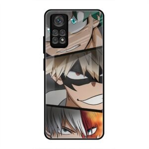 Determined Heroes Glass Case for Redmi Note 11 Pro