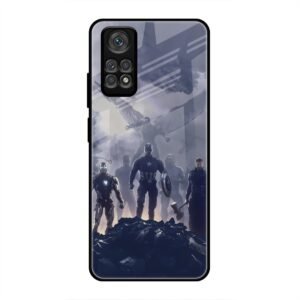 Caption America Glass Case for Redmi Note 11 Pro