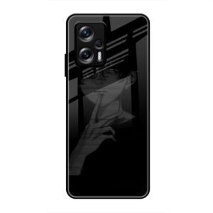 A boy Thinking Glass Case for Redmi Note 11t