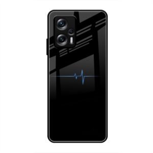 Heartbeat Glass Case for Redmi Note 11t