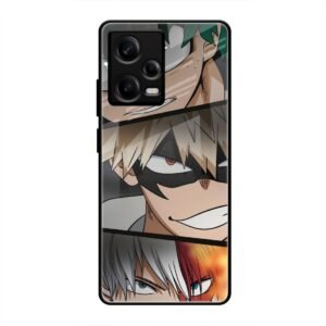 Determined Heroes Glass Case for Redmi Note 12 Pro