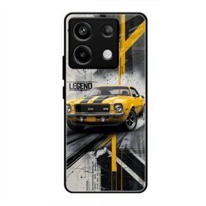 American Muscle Legacy Glass Case for Redmi Note 13 5g