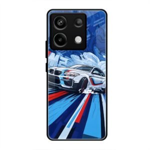Dynamic BMW M2 Art Glass Case for Redmi Note 13 5g