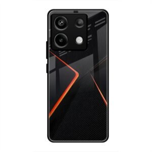 Abstract Line Glass Case for Redmi Note 13 5g