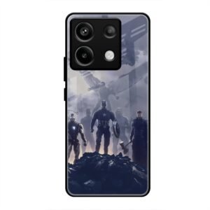 Caption America Glass Case for Redmi Note 13 5g