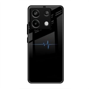 Heartbeat Glass Case for Redmi Note 13 5g