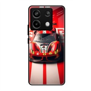 Ferrari Racing Glory Glass Case for Redmi Note 13 5g