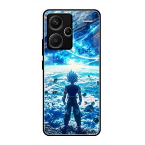 Cosmic Warrior's Resolve Glass Case for Redmi Note 13 Pro
