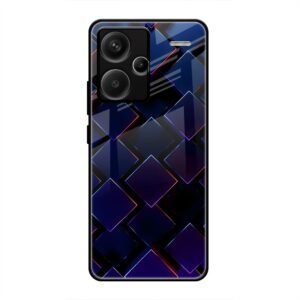 3D Square Glass Case for Redmi Note 13 Pro