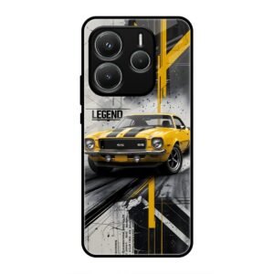 American Muscle Legacy Glass Case for Redmi Note 14 5g