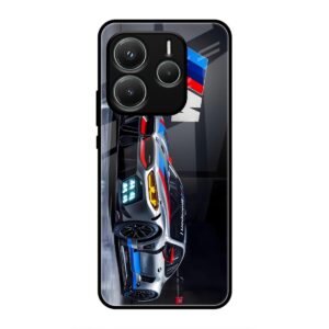 BMW Motorsport Glass Case for Redmi Note 14 5g