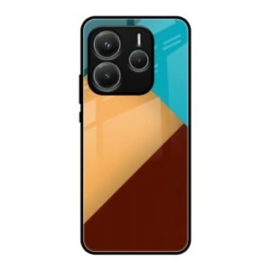 Abstract Color Glass Case for Redmi Note 14 5g