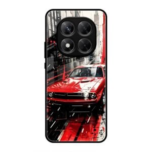 Midnight Cruiser Glass Case for Redmi Note 14 Pro