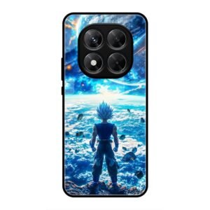 Cosmic Warrior's Resolve Glass Case for Redmi Note 14 Pro