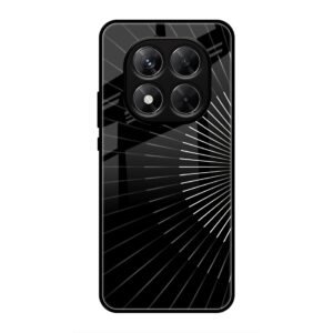 Lines Illusion Glass Case for Redmi Note 14 Pro