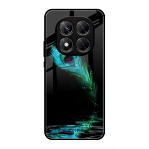 Lord Krishna Glass Case for Redmi Note 14 Pro