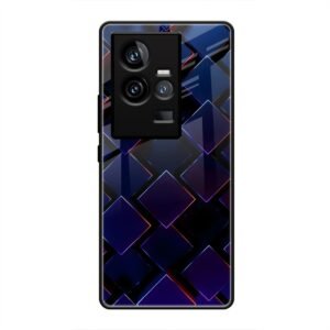 3D Square Glass Case for Vivo iQoo 11