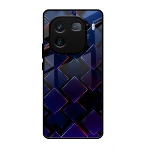 3D Square Glass Case for Vivo iQoo 12