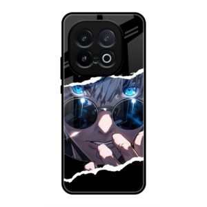 Azure Enigma Glass Case for Vivo iQoo 13