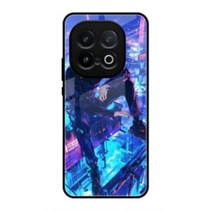 Cyberpunk Vigilante Glass Case for Vivo iQoo 13