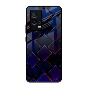 3D Square Glass Case for Vivo iQoo 7 Legend