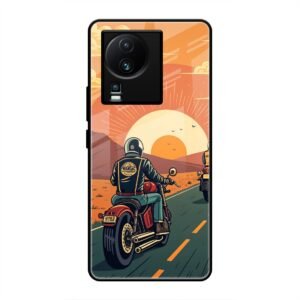 Wheels & Wanderlust Glass Case for Vivo iQoo Neo 7