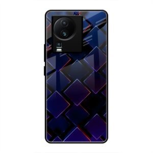 3D Square Glass Case for Vivo iQoo Neo 7 Pro