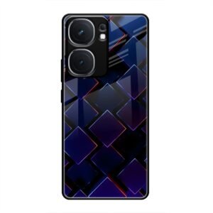 3D Square Glass Case for Vivo iQoo Neo 9 Pro