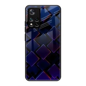 3D Square Glass Case for Xiaomi 11i Hypercharge 5G