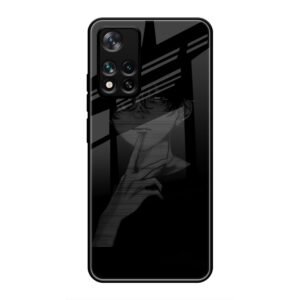 A boy Thinking Glass Case for Xiaomi 11i Hypercharge 5G