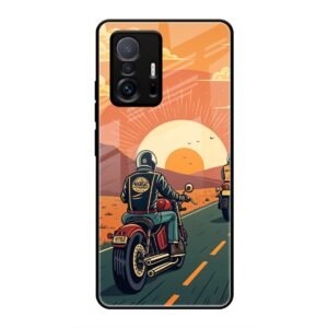 Wheels & Wanderlust Glass Case for Xiaomi 11T Pro