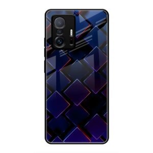 3D Square Glass Case for Xiaomi 11T Pro