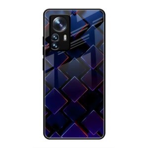 3D Square Glass Case for Xiaomi 12 Lite
