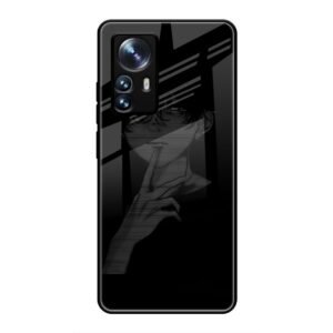A boy Thinking Glass Case for Xiaomi 12 Pro
