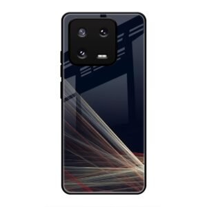 Waves Printed Glass Case for Xiaomi 13