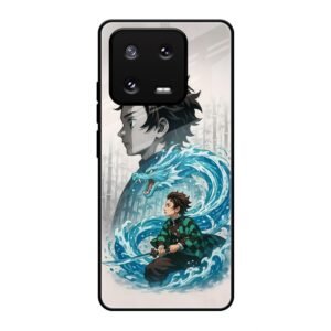 Water Dragon Warrior Glass Case for Xiaomi 13 Pro
