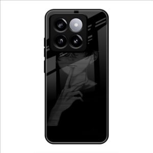 A boy Thinking Glass Case for Xiaomi 14
