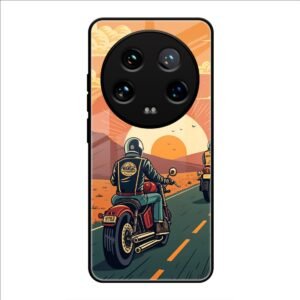 Wheels & Wanderlust Glass Case for Xiaomi 14 Ultra